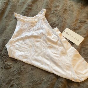 White Athletic Tank